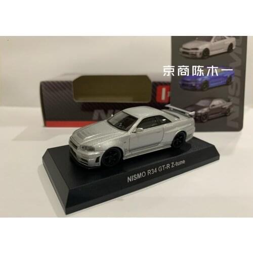 KYOSHO 1:64 NISSAN NISMO R34 Z-tune Collect die casting alloy trolley model
