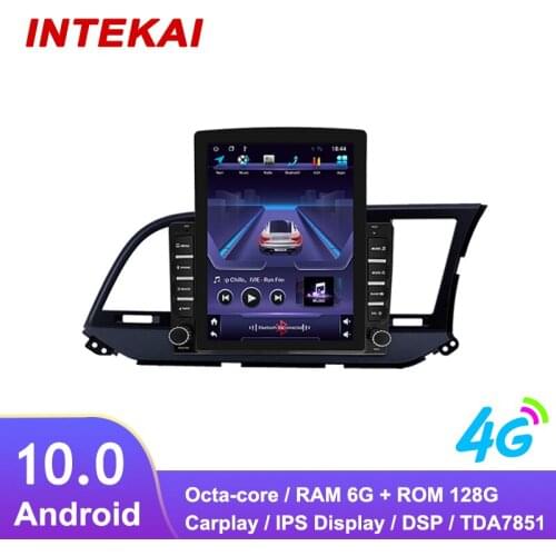 9.7" Vertical Style Tesla Screen Android Car Radio GPS Navigation multimedia player for HYUNDAI Elantra 2016 2020