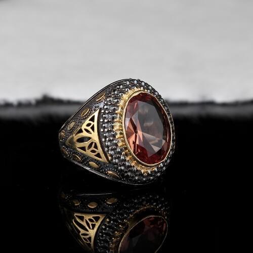 Handmade Mens Silver Zultanite Ring, Man 925 Silver Ring, Zultanite Ring, Silver Handmade Oval Zultanit Ring