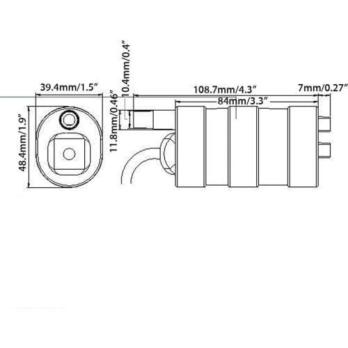 Solar Pump Brushless Submersible Water Pump DC 12V 5M Lift Pond Rockery Garden Fountain Boat 1000L/H