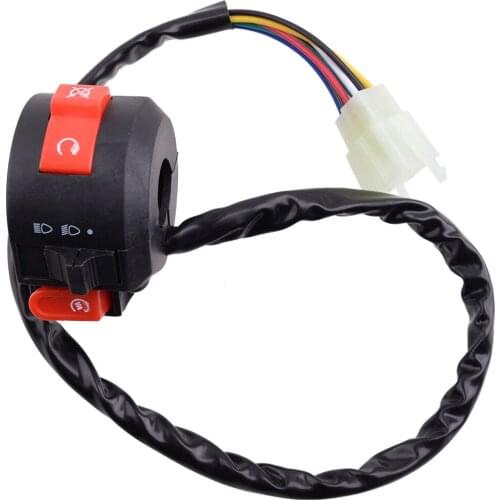 New Kill Light Starter Switch Fit for Honda Kawasaki KLX TDR Taotao Sunl Roketa Kazuma 50cc 70cc 90cc 110cc 125cc ATV