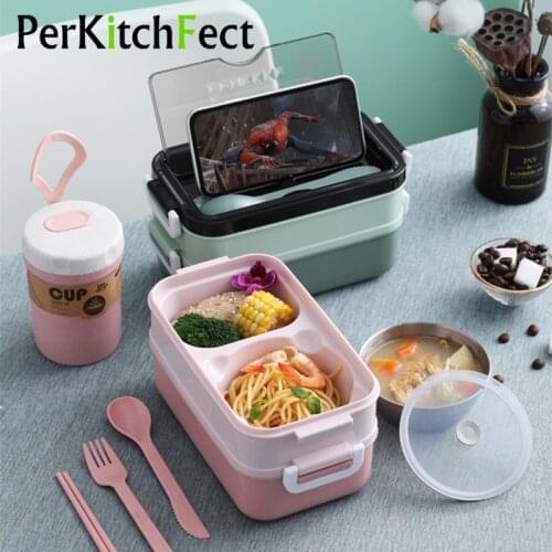 Детские ланч боксы для еды PerKitchFect China At AliExpress