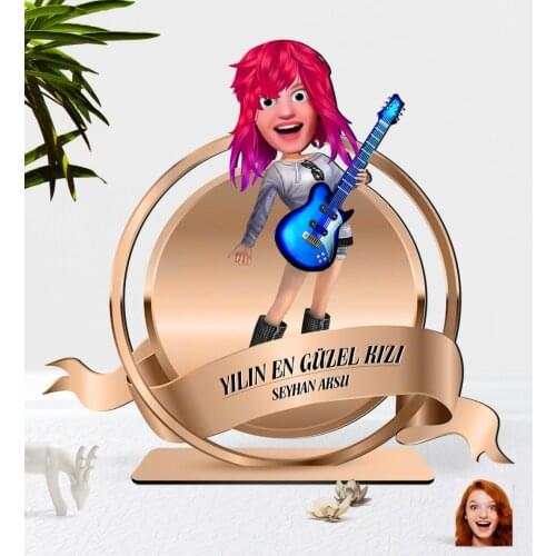 Personalized Women 'S Animation Caricature OF 3D Wooden Trinket Plaket-11 Quality Cost Effective Gift Design Decoration wall