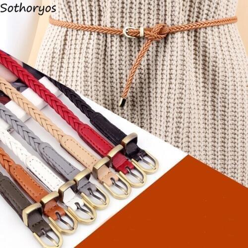 Belts Women Simple Solid Leisure All-match Dresses Waist Womens Accessories Soft Ladies Various Color Harajuku Streetwear Chic