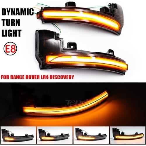 LED Dynamic Turn Signal Light For Land Rover Discovery 4 LR4 Range Rover Sport Evoque Rearview Wing Mirror Lamp Indicator