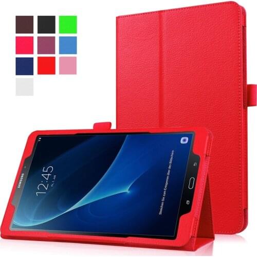 Tab A6 10.1inch 2016 Tablet SM-T580 T585 T587 Case PU Leather Stand Cover Auto Sleep/Wake for Samsung Galaxy Tab A A6 10.1 Case