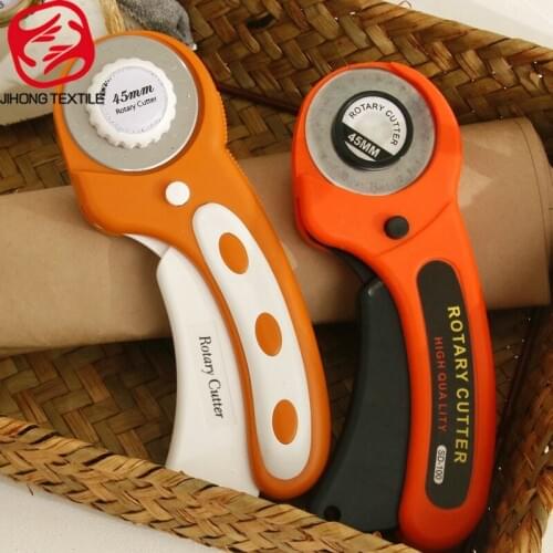 Fabric Round Rotary Cutter DIY Arts Crafts Leather Paper Cutting Cloth Tool Patchwork Roller Wheel Knife Sewing Accessories