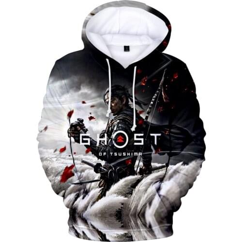 Hisoka Cosplay Graphic Hoodies Ghost of Tsushima Hoodie 3D Unisex Long Sleeve Sweatshirts hoody Casual Hooded Full