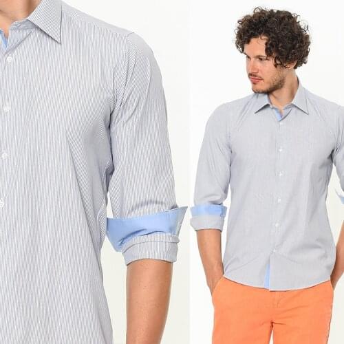 Мужские полосатые рубашки Varetta China At AliExpress