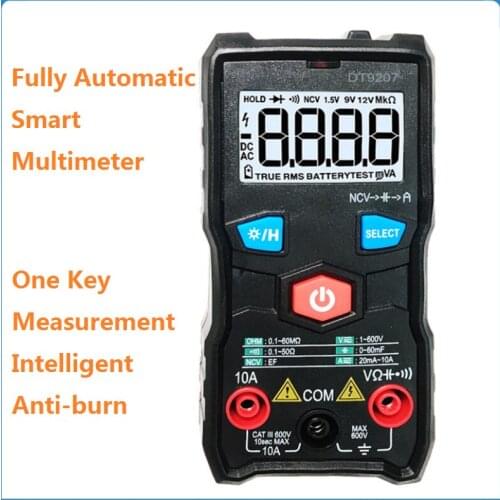 High Precision Automatic Digital Multimeter Smart Multimetro Tester Intelligent Anti Burn Digital Meterelectrician Maintenance