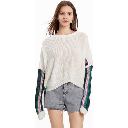 Womens Batwing Sweaters Spring Autumn Ladies Oversized Long Sleeve Sweaters Loose Knitted Pullover Casual Ladies Jumpers