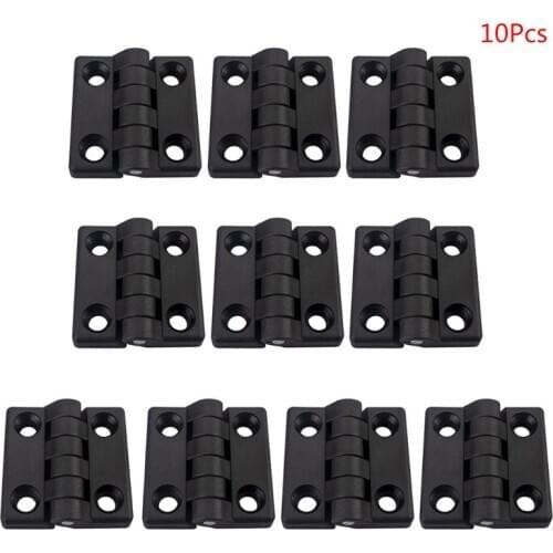 10PCS Nylon Plastic Butt Hinge Drawer Jewellery Case Hinges for Wooden Box Cabinet Furniture Hardware