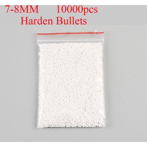 2 pcs Water Gun Bullet 10000pcs/Bag Harden Crystal Bullet Water Bomb Toy Gun Bullets Flower Decorative Water Beads Reforce Bomb
