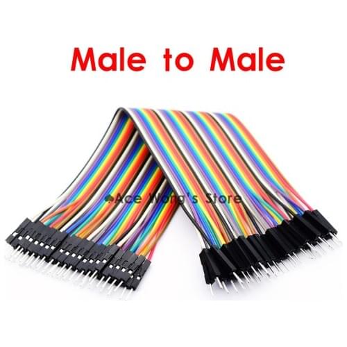 Free Shipping 400pcs dupont cable jumper wire dupont line male to male 20cm 1P-1P IN STOCK