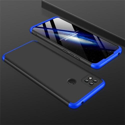 3 IN 1 Cases for Xiaomi Redmi 9C Case 360 Full Protection Case Shockprrof Matte Phone Cover for Xiomi Redmi 9c Redmi9c 6.53"
