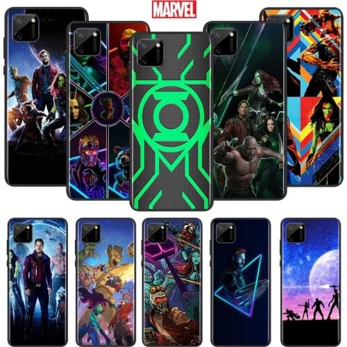 Guardians of the Galaxy For OPPO Realme Narzo 20 C2/3/11/12/15/17 X2 X3 X7 XT X50 Q2 Q2i V3 V5 V15 Pro Black Phone Case