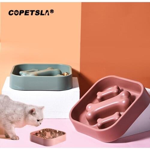Copetsla Eat Slow Dog Bowl Slow Feeder Bath Pet Supplies Pet Accessories Dog Slow Feeder Bowl For Cat Pets Slow Feeder Dog Bowls