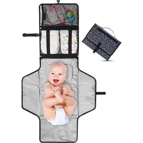 Baby Changing Mat Functional Care Bag Diaper Changing Mat