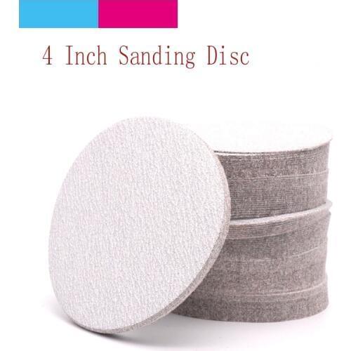 20pcs 80-1000 Grit 4 Inch Grinding Polishing Disc Sanding Pad 100mm White Sand Paper Plate Abrasive Tools Accessories