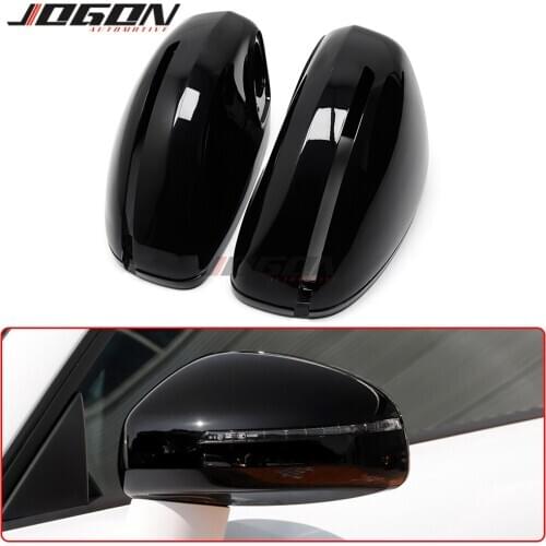 Black Side Wing Rear View Mirror Cover Case Shell Trim Caps Replacement For Audi TT TTS MK2 8J 2007-2014 TTRS R8 Anti-friction