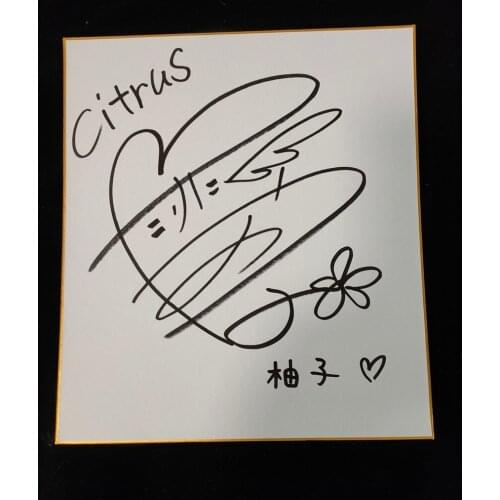 The Quintessential Quintuplets Taketatsu Ayana Autographed Shikishi Art Board signed 272*242 J-POP 0621A