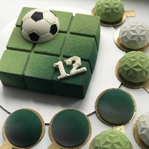 Jiugongge Shape Silicone Mousse Cake Mould Nine Squares Silicone Mold Mousse Dessert Mold Cake Decoration Tools