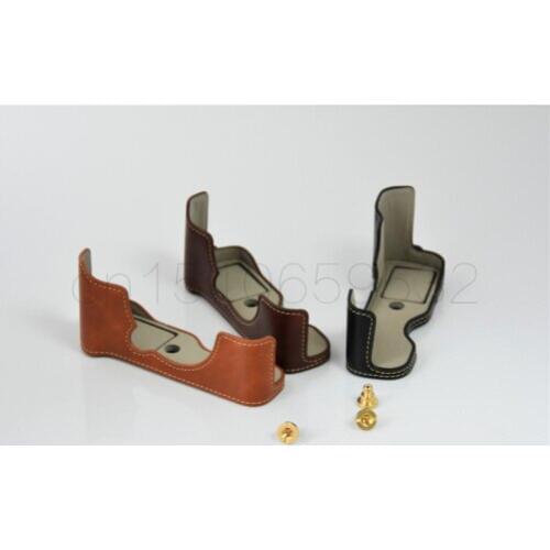 Camera Bag Base PU Case With Open battery directly For Fujifilm Fuji XT100 XT-100 Mirrorless System Camera