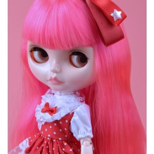 Neo Blyth Doll NBL Customized Shiny Face,1/6 BJD Ball Jointed Doll Ob24 Doll Blyth for Girl, Toys for Children