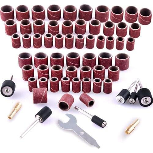 LBER 531 Pcs Grinding Drum Set, Grinding Machine Sockets Drum Cores Self-Tightening Drill Bits for Dremel Rotary Tools