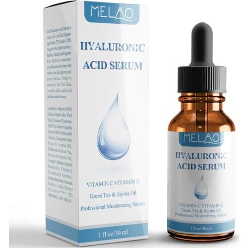 MELAO Face Care Hyaluronic Acid Serum Moisturizing Essence Skin Care Liquid Serum Cosmetics 30ML