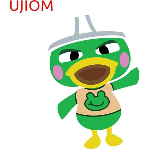UJIOM Wall Stickers Cartoon Scoot the Duck Wallpaper Decoration Waterproof Windows Sticker Accessories Room Home Decor Art Decal