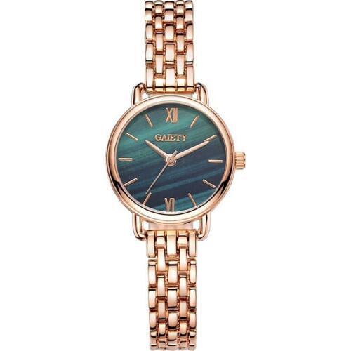 2019 New Brand Women Dress Watches Luxury Ladies Creative Malachite Green Dial Creative Bracelet Quartz Clock Fashion Watch