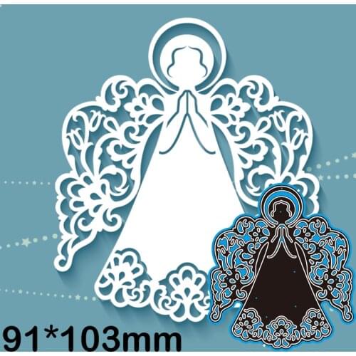Metal DiesPure and Beautiful Angel II New Stencils DIY Scrap Booking Paper Cards Craft Making Decoration