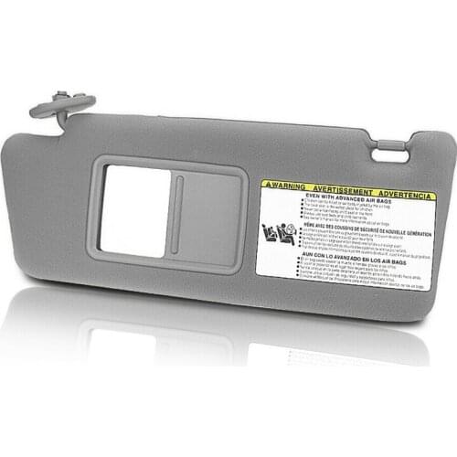 Front Left Driver Side Sun Visor Makeup Mirror Gray Fit For Toyota Tacoma 7432004181B1 2005 2006 2007 2008 2009 2010 2011 2012