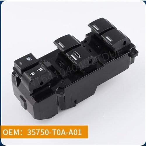 Suitable for Honda CRV left front window regulator switch/master control OEM 35750-T0A-A01 auto parts