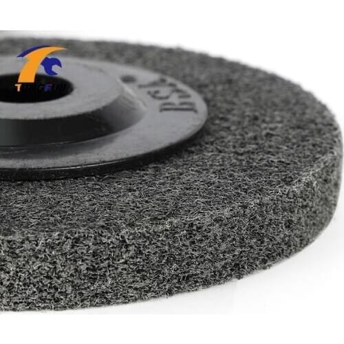 Nylon Fiber Polishing Buffing Buffer Pad Grinding Disc Wheel Abrasive Tool Outer Diameter 100mm Grinding Machine Polishing