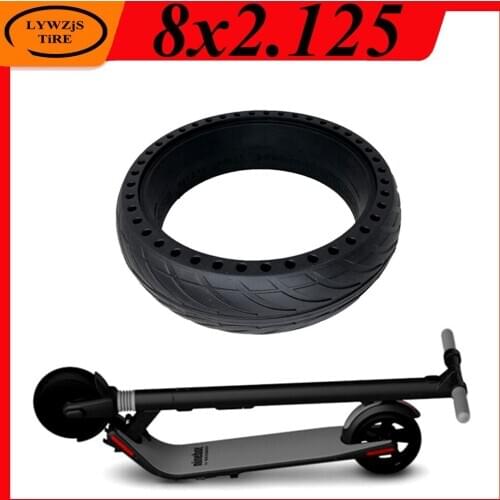 Hollow Tire for Ninebot ES1 ES2 ES4 Electric Scooter 8-Inch 8x2.125 Explosion-proof Tubeless Tyre Replacement