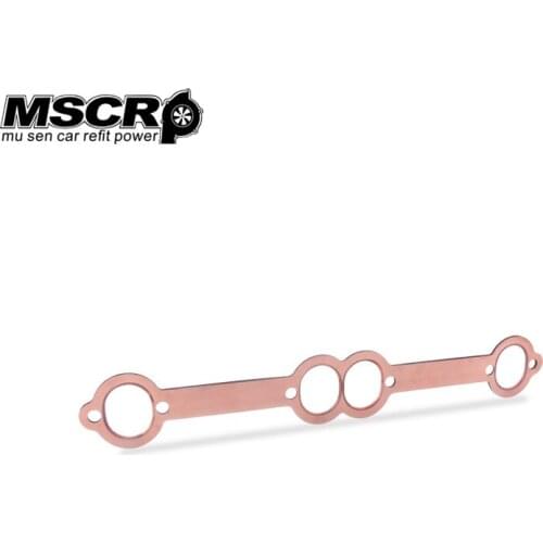 Exhaust Gasket Sbc Oval Port 1.8 X 1.5 In Copper Header Exhaust Gaskets Reusable MSCRP-YX02092