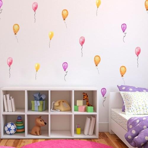 Multicolor Baby Wall Stickers for Kids Rooms Decoration for Home Decor Decals Detachable Christmas Window Stickers