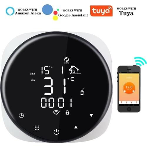 90-240VAC 16A WIFI Thermostat Electric Floor Heating Thermostat Remote Smart Control Work with Google Home Alexa