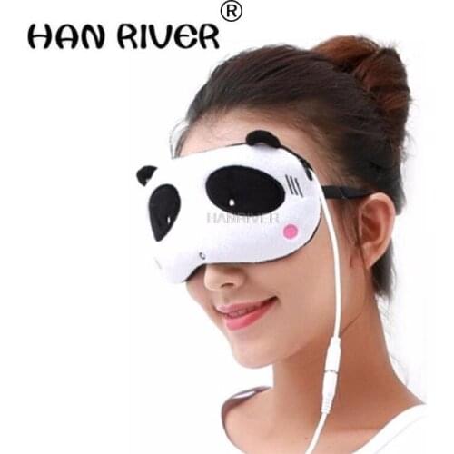 High quality Cartoon cute febrile eye mask sleep steam heating to relieve the black eye eye fatigue USB hot selling
