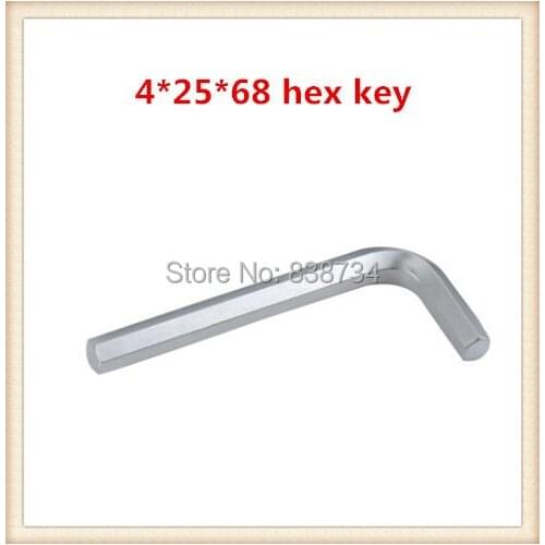 100pcs carbon steel nickel plated 4mm*68 screw allen key