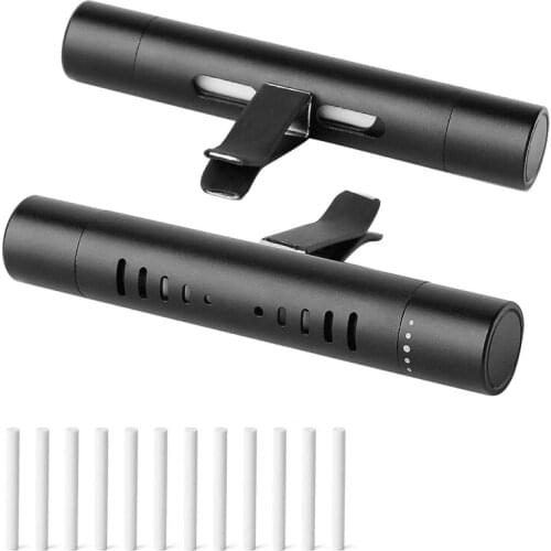 2 Pcs Car Oil Diffuser Car Diffuser Vent Clip with 12x Refill-Car Air Freshener-Car Perfume-Car Vent Oil Diffuser