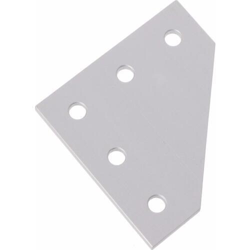 5 Holes 90 Degree Joint Board Plate Corner Angle Bracket Connection Joint Strip for 2020 Aluminum Profile