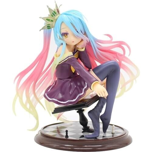 Anime No Game No Life Toy Figure Shiro Figures PVC Toys So Sexy Girl Garage Kit Brinquedo Model Doll Xmas gift figurine T30