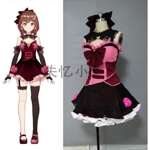Anime VTuber Hololive VirtuaReal Nanam SJ Lovely Dress Uniform Party Suit Cosplay Costume Halloween Women Free Shipping 2021New