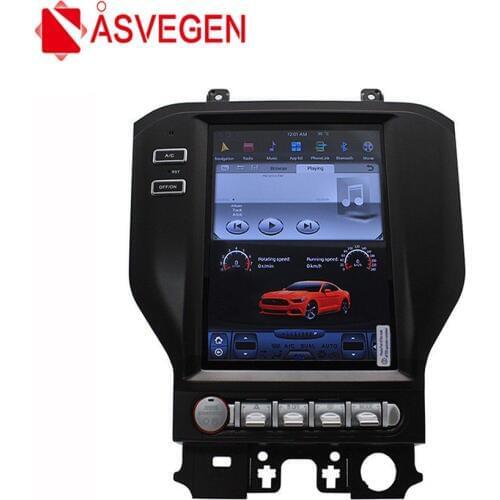 Asvegen 10.4'' Vertical Screen Android Car Radio For Ford Mustang 2015-2017 GPS 4G WIFI BT Dvd Stereo Navi Multimedia player