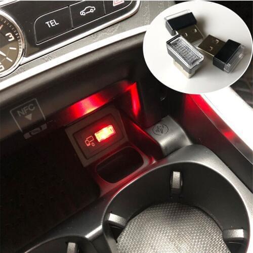 1Pc Car USB Atmosphere Lamp for Acura RLX CL EL CSX ILX MDX NSX RDX RL SLX TLX TSX Vigor ZDX SUV-X