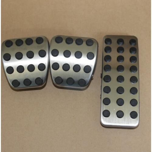 Car stainless steel Clutch Gas Brake pedal MT Pedal For Benz X164/X166 GL350 GL450 GL550 W166 ML350 ML350CDI