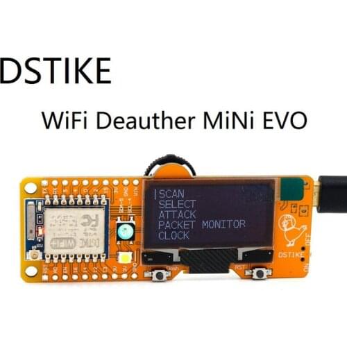 DSTIKE WiFi Deauther MiNi EVO ESP8266 With 1.3" OLED Development Board